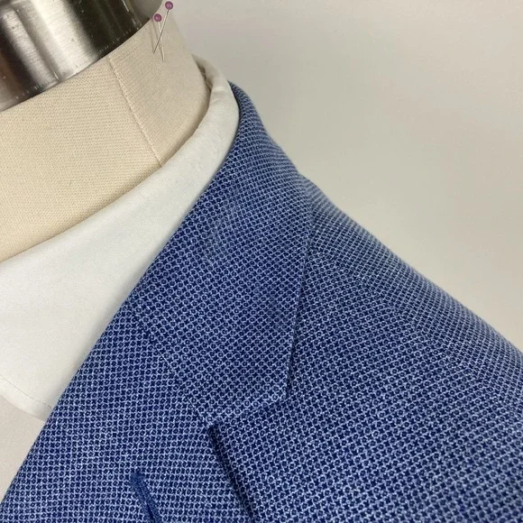 Michael Kors Men's Classic-Fit Light Blue Sport Coat 36R